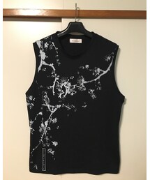 h.t.maniac | 和柄ノースリーブT(Tシャツ/カットソー)