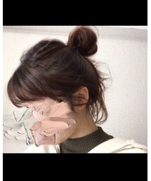 簡単お団子 | ヘアゴム