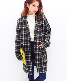 ANAP | チェック柄チェスターコート(チェスターコート)