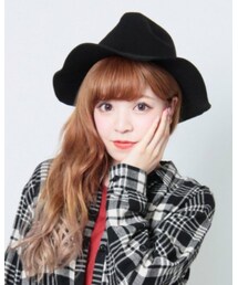 RETRO GIRL | フェルト中折れハット(ハット)