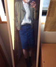 no brand | デニムスカート