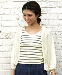 mystic | 袖シフォンブルゾン(ブルゾン)