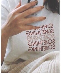 SOMETHING | Tシャツ/カットソー