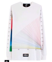 HOOD BY AIR | RAINBOW CHART L/S SHIRT(シャツ/ブラウス)