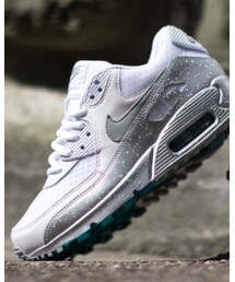 NIKE | Nike Air Max 90 – White/Metallic Silver 27.5cm 小さめ(スニーカー)