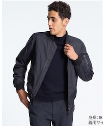 UNIQLO | MEN MA-１ ブルゾン 09:Black XXL(ミリタリージャケット)