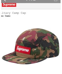 Supreme  | 17SS Box Logo Military Camp Cap SWISS CAMO(キャップ)