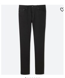 UNIQLO | MEN ストレッチセルビッジスリムフィットジーンズ(405630) 09 BLACK 36(デニムパンツ)