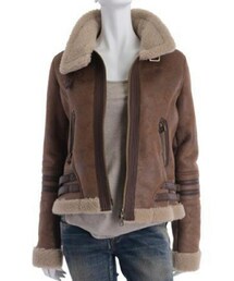 Ungrid | ﾌｪｲｸﾑｰﾄﾝﾌﾗｲﾄJK(ミリタリージャケット)