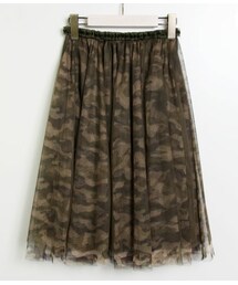 RETRO GIRL | 迷彩チュールスカート(スカート)