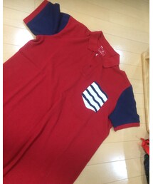 GAP | 嫁チョイスで即買いした。某コンビニの制服みたいw(ポロシャツ)