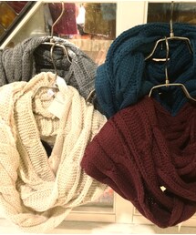 sanjuan | ケーブルスヌード(マフラー)