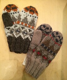 sanjuan | 家柄ミトン(手袋)