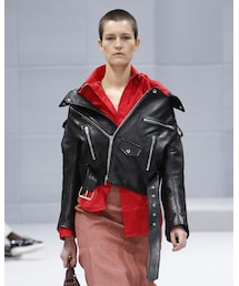BALENCIAGA | Balenciaga - Swing Leather Biker Jacket - Black(ライダースジャケット)