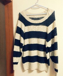 ボーダーニット(ニット/セーター)