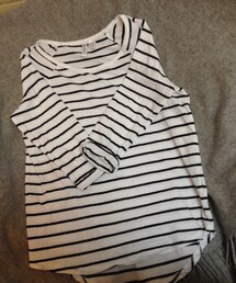 H&M | ボーダーTシャツ(Tシャツ/カットソー)