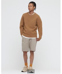 UNIQLO | ウォッシャブルミラノリブストレッチクルーネックセーター(ニット/セーター)