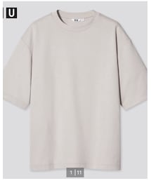 UNIQLO | エアリズムコットンオーバーサイズクルーネックT(Tシャツ/カットソー)