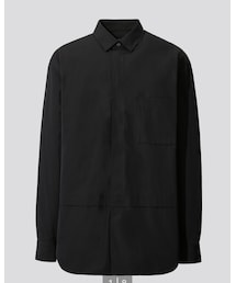 UNIQLO | スーピマコットンオーバーサイズシャツ(シャツ/ブラウス)