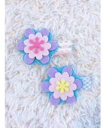 Handmade | ママの手作り ヘアクリップ(ヘアアクセサリー)