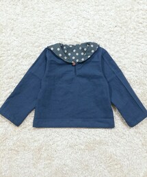 Handmade | ママの手作り セーラー襟カットソー(Tシャツ/カットソー)