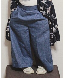 Handmade | シンプルワイドパンツ(デニムパンツ)