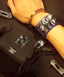 HERMES | Collier de Chien / epsom leather, electric bleu(ブレスレット)