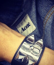 HERMES | Collier de Chien - swift Noir with paladium(ブレスレット)