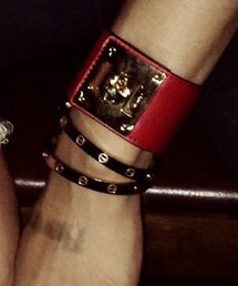 HERMES | HERMÈS kellydog bracelet rouge casaque/epsom(ブレスレット)