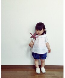 新作のフリル襟ブラウスとかぼちゃパンツ💖 | その他