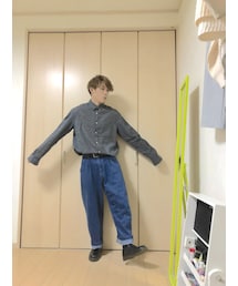 古着　柄シャツ(シャツ/ブラウス)