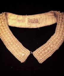 vintageパールつけ襟。とってもふるいものだからボロボロだけどだいすき♥︎(ネックレス)