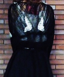 Jenny Fax | 総レースジップトップス(パーカー)