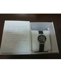 SKAGEN | SKAGEN レザーベルト腕時計(アナログ腕時計)