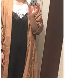 ZARA | ツルツル素材で荷物も軽いレースワンピース。ナイスZARA(ワンピース)