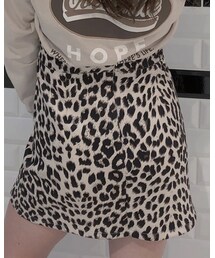 Libby&Rose | エコスウェードレオパードMSK(スカート)