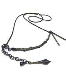Etw.Vonneguet | 枝とフリンジのネックレス(ブラック)(ネックレス)