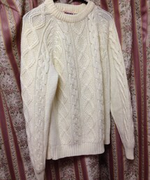 、 | used 白ニット(ニット/セーター)