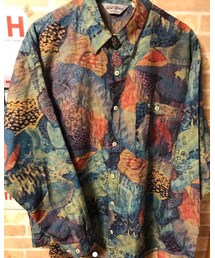 古着 | 森の中の柄シャツ(シャツ/ブラウス)