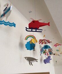 リビングに飾ってあるモービル(インテリア雑貨)