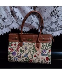 比利時購入 | 植物圖紋編織包(ショルダーバッグ)