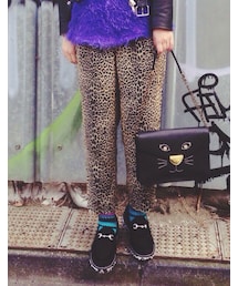 VINTAGE | ヒョウ柄パンツ(その他パンツ)