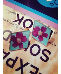 nanan bijouxxx | nanan bijouxxx押花ピアス(ピアス（両耳用）)