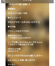 手匂カグヤ祭 詳細 | その他