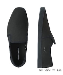 UNIQLO | ユニクロルメール　キャンバススリッポン　09BLACK サイズ28 176886(スリッポン)