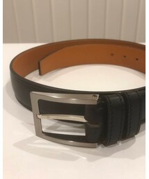 万双 | オーダーベルト30mm ブラック ブッテーロ バックル:シャープ 78cm(ベルト)