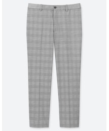 UNIQLO | EZYアンクルパンツ 丈標準 グレンチェック サイズS 414663 (その他パンツ)