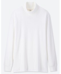 UNIQLO | ソフトタッチ タートルネックT サイズM 00White 419499(Tシャツ/カットソー)