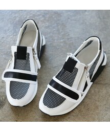 メッシュジップアップスニーカー(スニーカー)