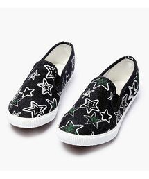ユニークカラフルスタースリッポン(スニーカー)